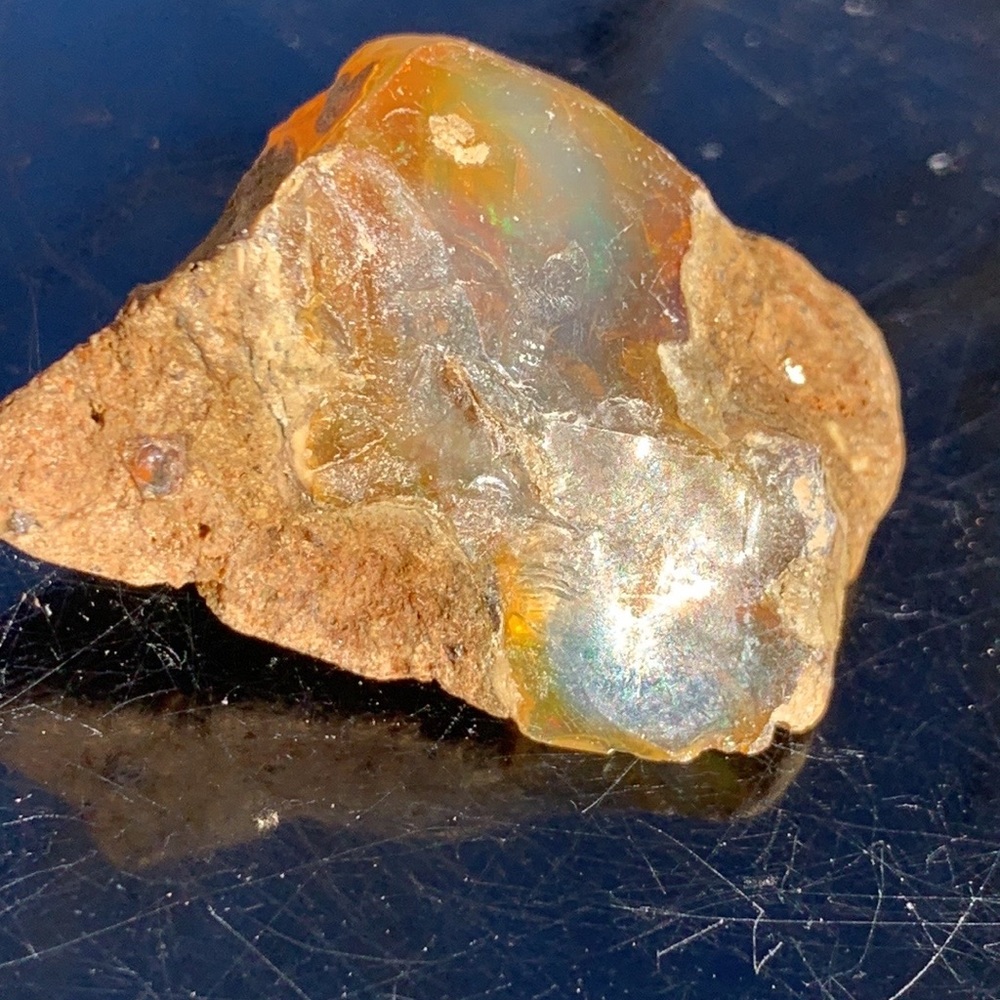 Crystal Opal 51.25Ct Natural Ethiopian Water Crystal Opal Specimen - Picture 9 of 17